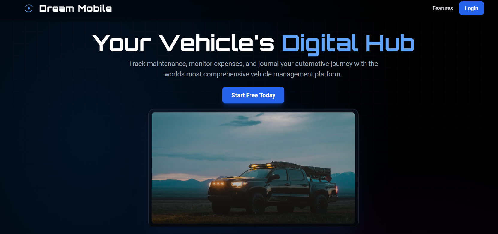 Dream Mobile Landing Page
